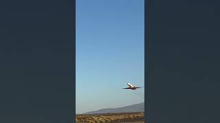 Md-87 takeoff                  Redmond Oregon