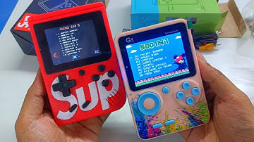 6 Minutes Satisfying Unboxing Sup Game Box400, Mini Game Game Box, Pop Station, Retro Game