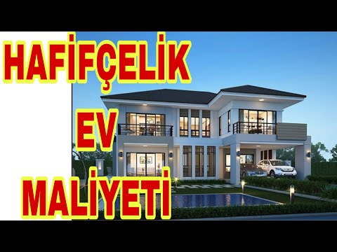 Hafif Çelik Ev Maliyeti / 100 Metrekare