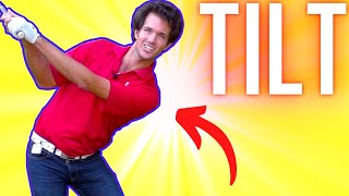 How to Tilt in the Golf Swing (You Need to Know THIS to be Good at Golf!)