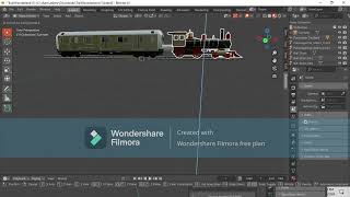 Build swap, in Blender! Colab with ExcelAnimations. #build #blender #3danimation  #train