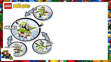 LEGO Instructions - Mixels - Orbitons Max! (Series 4)