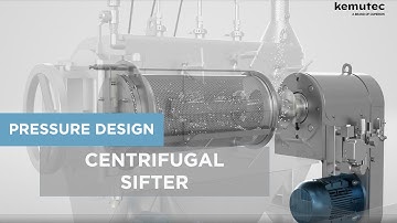Kemutec Centrifugal Sifter - Pressure Design Animation
