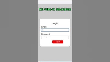 Turkish Ice Cream Login Page with validation. #javascript #coding #shorts .
