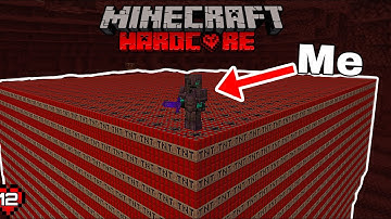 I Blew Up 10,000 TNT for Netherite In Minecraft Hardcore