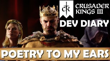 Crusader Kings 3 - Dev Diary Updates - Poetry in 1.3
