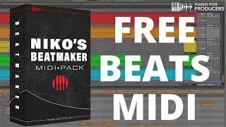 Niko's Beatmaker MIDI Pack (5,000+ Royalty-Free Melodies & Chord Progressions To End Beat Block!!!)