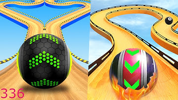 Going Balls Vs Sky Rolling Ball 3D Gameplay Walkthrough Max Level Speedrun - 336