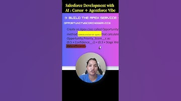 Create Opportunity Service Class in Apex | Salesforce Developer Tips