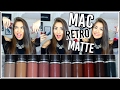 MAC Retro Matte Liquid Lipstick Review & LIP SWATCHES! ♡ Adyel Juergensen