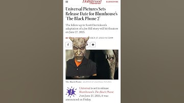 The Black Phone 2 announced and the Grabber is ..excited! #shorts