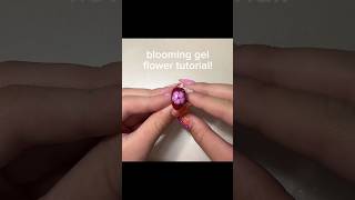 blooming gel flower tutorial! #tutorial #nails #summer #fyp #viral