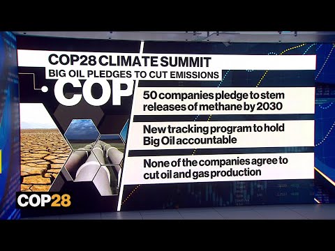 COP28: Exxon, Aramco Lead 50 Energy Firms Vowing Emissions Cuts