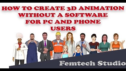 HOW TO MAKE CARTOONS VIDEOS WITHOUT A SOFTWARE FOR PC AND PHONE USERS.