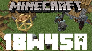 Minecraft 1.14 News – Snapshot 18w45a: Illager Patrols & Scaffolding!