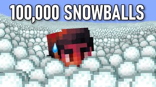Crashing A Pay-To-Win Minecraft Server With 100,000 Snowballs -