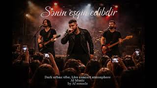 Sənin eşqin edibdir | Dark Urban vibe, Live Concert Atmosphere | AI Music | #cover #ai #music
