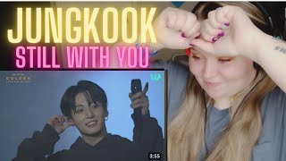 FIRST Reaction to JUNGKOOK - STILL WITH YOU LIVE with English Lyrics 💜😁👏