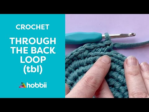 How to Crochet: Through the Back Loop (Left-Handed)