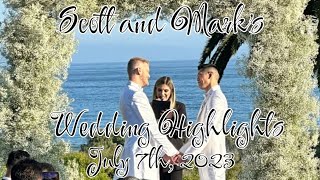 Scott Hoying and Mark Manio's Wedding highlights on July 7th