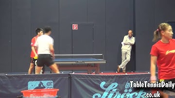 Wang Liqin Forehand Multi Ball at the WSA for WTTC 2013!