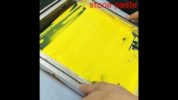3D waterbased screen stone printing inks