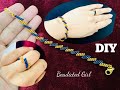 Dainty Beaded Bracelet & Ring || Peyote Stitch Bracelet || Beaded Dainty Bracelet