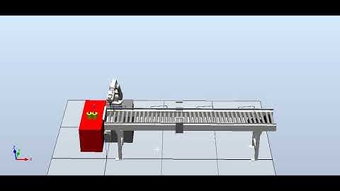 Pick and place with conveyor Robotstudio simulation