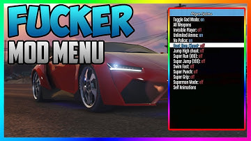 "GTA 5 Online: "FUCKER THC" MOD MENU + DOWNLOAD! - Mod Menu Showcase" TU 27 360  (GTA 5 Mods)"
