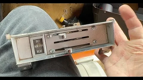 1967-72 Chevy C10 C20 truck Heater Control Replacement – Box, Cables, & Hidden Door Clip Hack