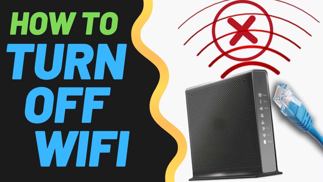How To Turn Off Wifi Router From Computer