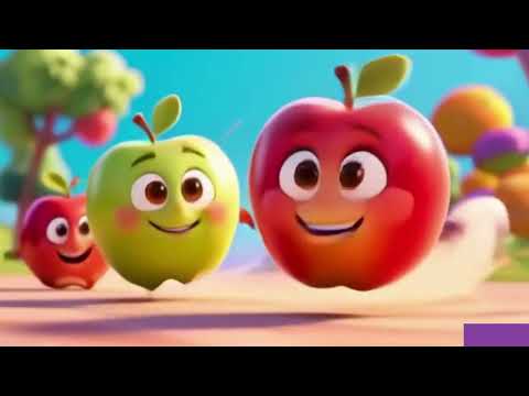 Color Safari Fruit Party ,Learn animals, fruits, animals thumbnail