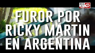 Ricky Martin returned to Argentina and caused a frenzy among thousands of fans.