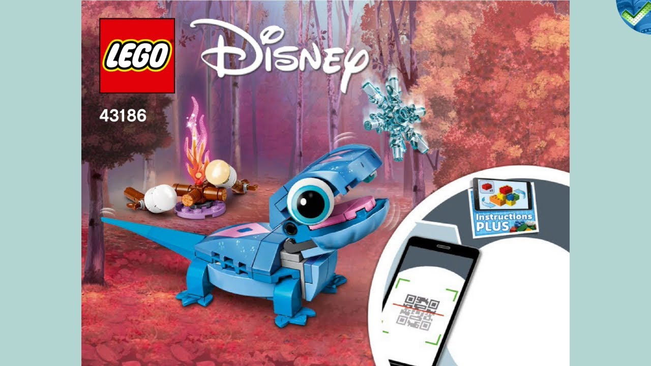 43186 Саламандра Бруни Руководство Лего® в архиве инструкций по кирпичным клавиатурам