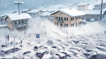 Snow chaos in Italy! Strong winds and snow storm paralyze everything in Campania