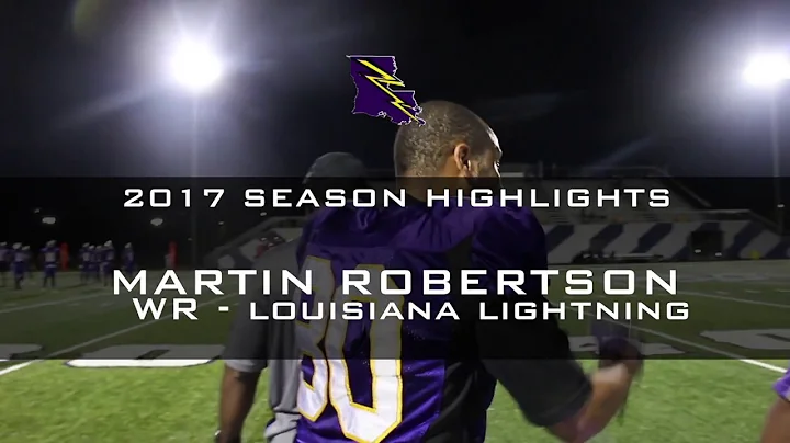 #80 WR - Martin Robertson 2017 Season Louisiana Li...