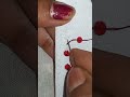 🤯 super easy border hand lace design 🌾# trending # embroidery # short # video #