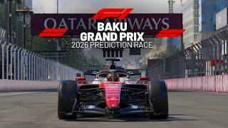 F1 2026 Baku GP Prediction Race on the F1 Game 🇦🇿 screenshot 1