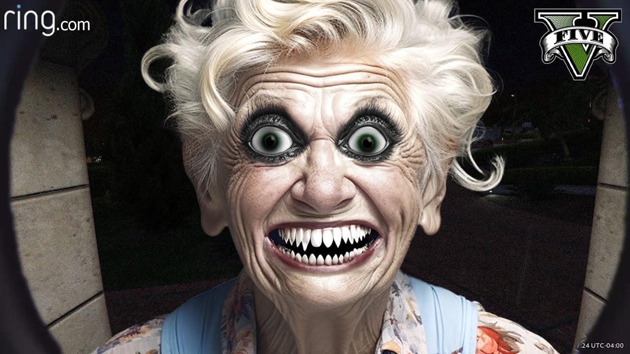CREEPY OMA HOUD ME IN DE GATEN..! (GTA 5 FILM)