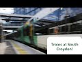 Trains at South Croydon!
