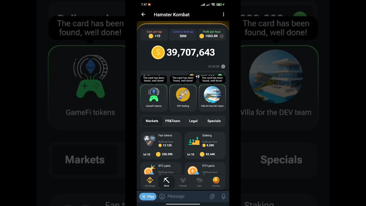 Hamster Kombat daily Combo jun20