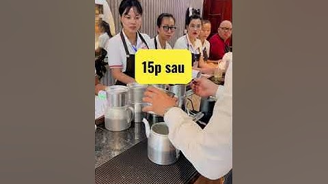 Cách ủ phin cà phê 100g mọi người nha