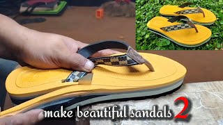 Make beautiful sandals 2