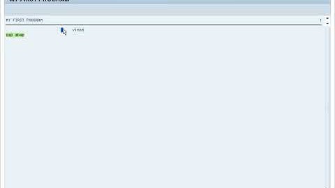 SAP ABAP basic programming Class 2 #SAP #ABAP