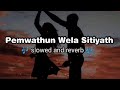 පෙම්වතුන් වෙලා සිටියත් | slowed and reverb | Pemwathun wela sitiyath song | sinhala song