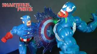 видео: Обзор фигурок Marvel Legends Captain America Vs. Venom от GamerVerse: набор из двух фигурок Marve... картинка: Обзор фигурок Marvel Legends Captain America Vs. Venom от GamerVerse: набор из двух фигурок Marve...
