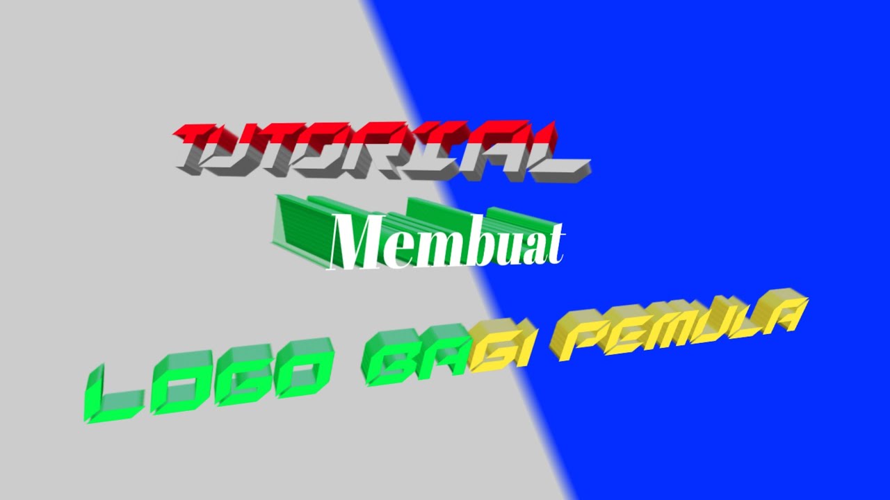 Tutorial membuat logo sederhana bagi pemula # 1 