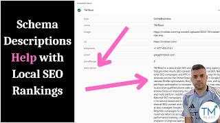 Schema Description Can Help with Local SEO Rankings
