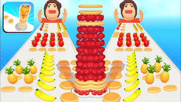 PANCAKE RUN 🥞💕: All Levels Gameplay Walkthrough Android, iOS NEW UPDATE