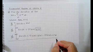 Fundamental Theorem of Calculus 6